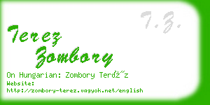 terez zombory business card